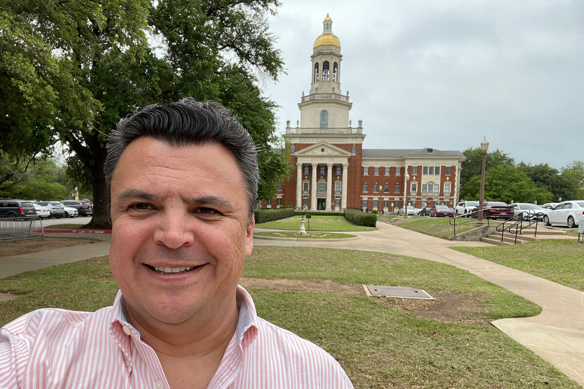 FIRST VISIT TO BAYLOR UNIVERSITY