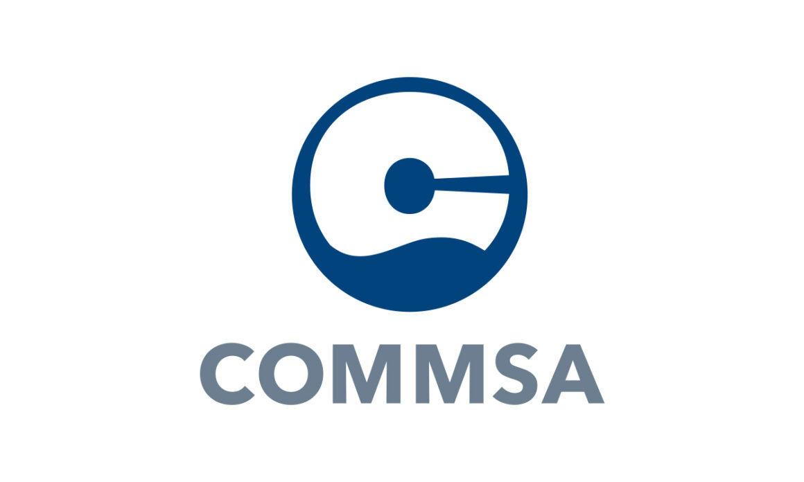 befores and afters of Commsa logo